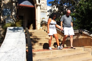 The Ross's visited the church like many of the festival goers. They said the view the church as,"one of Austin's gems," because of it's close-knit feel regardless of the many different cultures.  