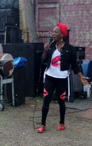 Queen Lola closes for business every Sunday to sing a songs to her backyard parish of the homeless community she used to be a member of. The needy come to eat the food she offers for free with a side of the Gospel. 